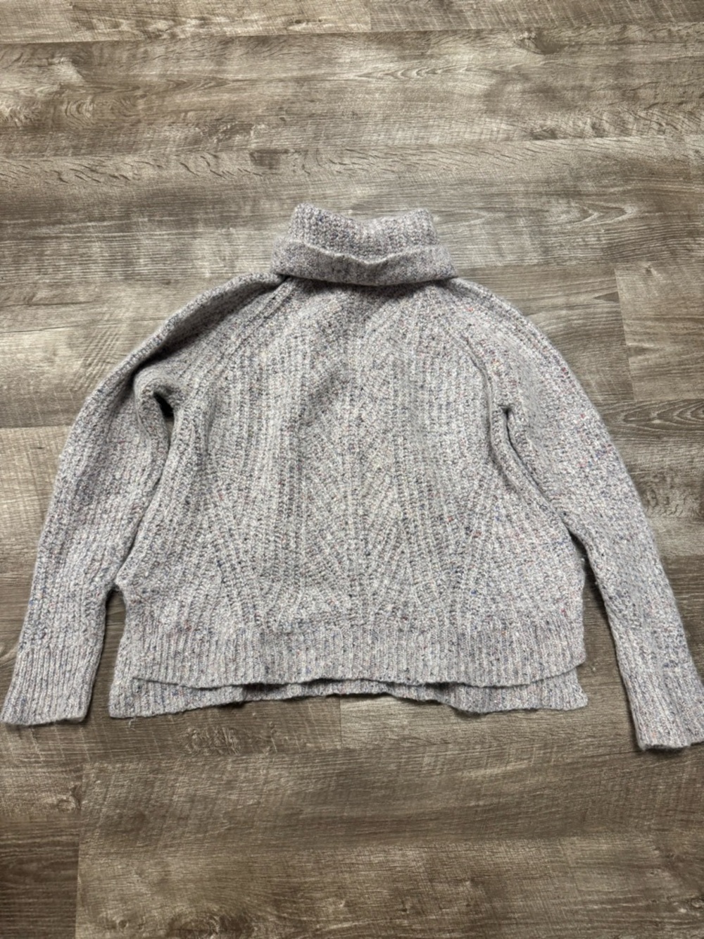 Madewell Wool & Silk Blend Turtleneck Sweater Size Large
